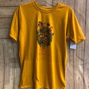 Happy holiday marvel comic tshirt